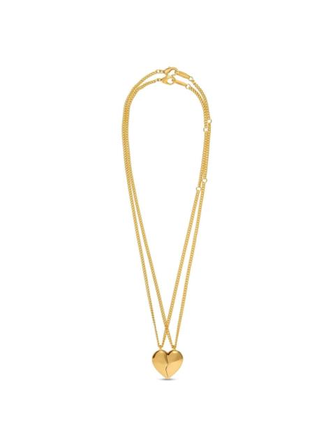 heart-motif necklace