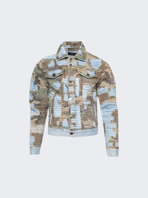 Boro Repair Trucker Jacket Indigo