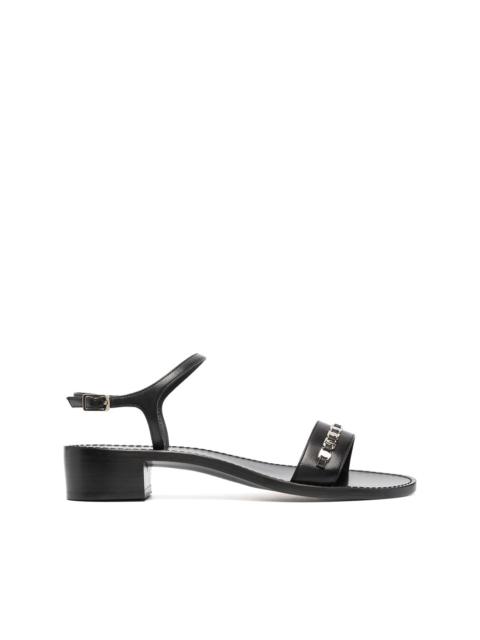 tiny Vara bow appliqué trim sandals