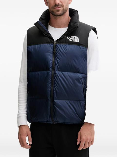 Retro Nuptse hooded quilted gilet