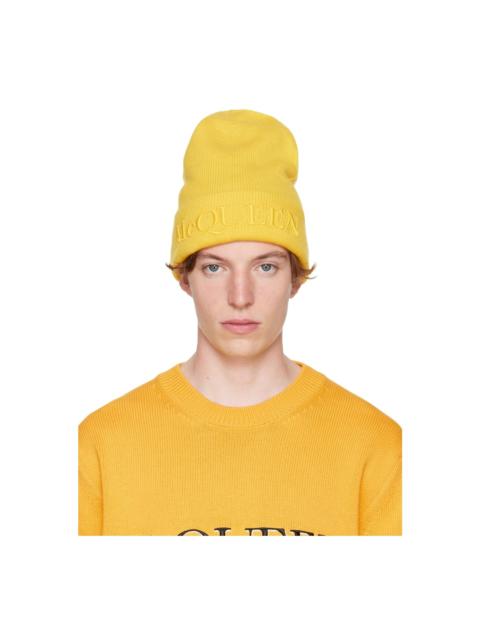 Yellow Logo Beanie