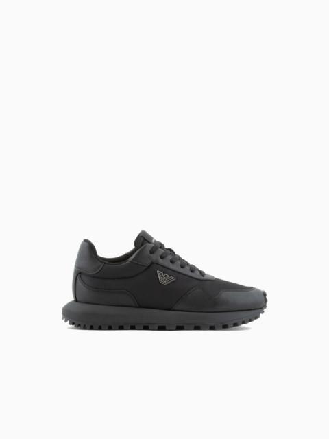 ASV recycled nylon sneakers with regenerated Saffiano details