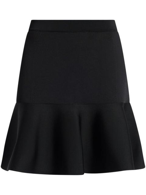 peplum mini skirt