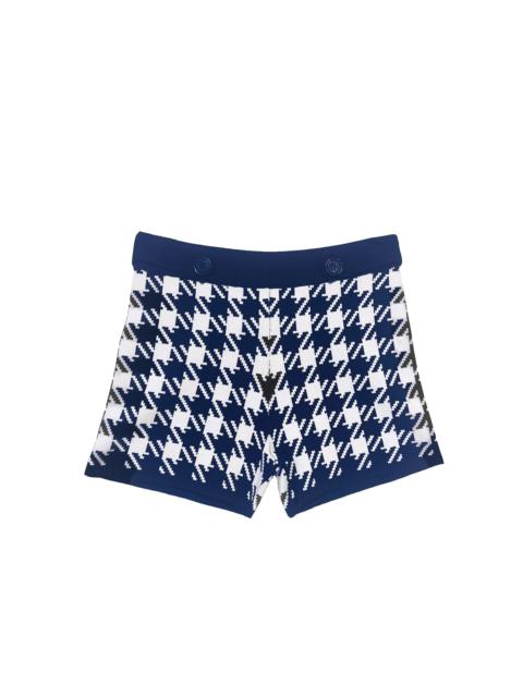 Houndstooth Knit Short