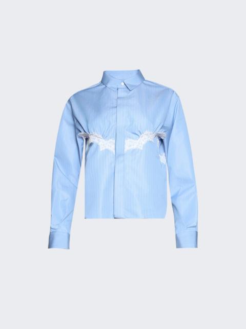 Poplin Shirt Blue Stripe