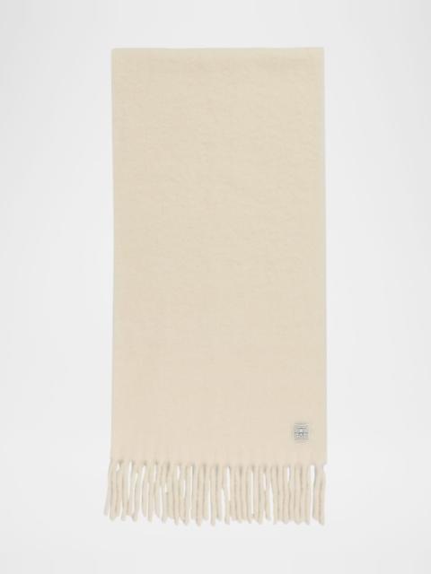 Fuzzy Alpaca-Blend Scarf