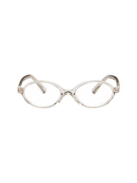 Transparent Miu Regard Glasses