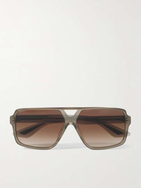 + KHAITE 1977C aviator-style acetate sunglasses