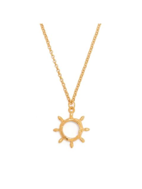 Nocturnal Helm gold-plated necklace