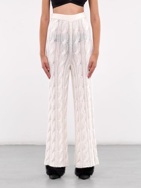 Cable Knit Trousers