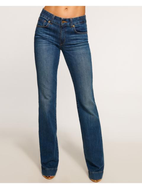 Kyle 5-Pocket Low-Rise Flare Jean