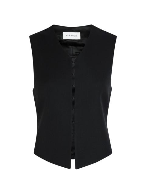 Guia V-neck waistcoat
