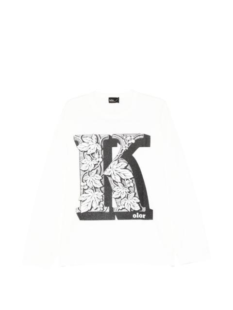 graphic-print long-sleeve T-shirt