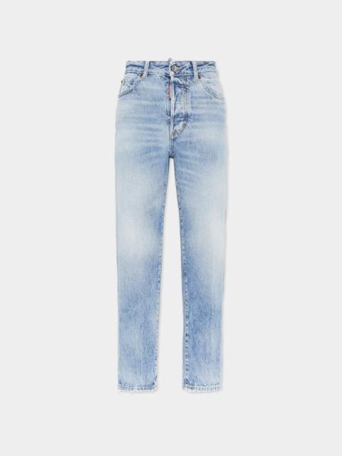 LIGHT DIAGONALE WASH BOSTON JEANS