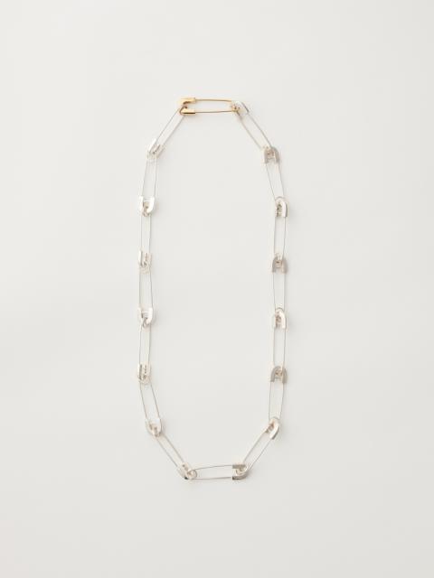 SAFETY PIN LINK NECKLACE