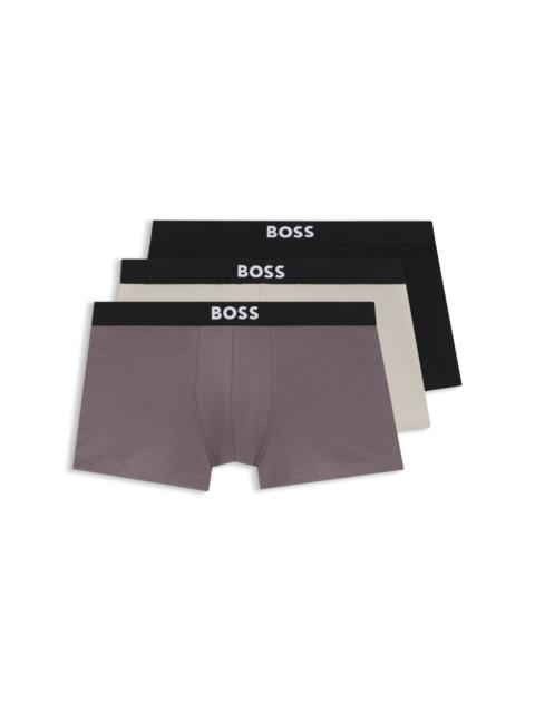 THREE-PACK OF STRETCH-COTTON TRUNKS
