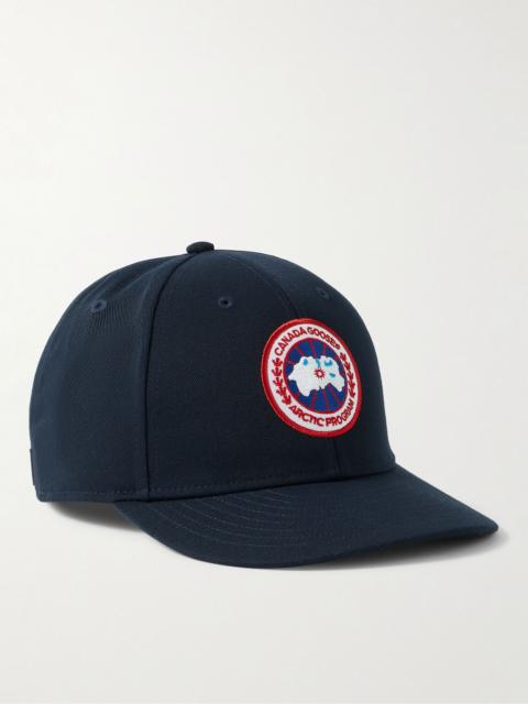 Arctic Logo-Appliquéd Twill Baseball Cap Navy
