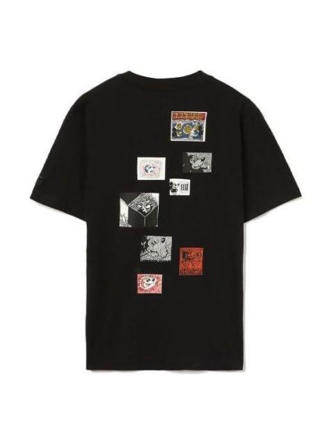 Li-Ning x Disney Crossover Mickey x Keith Haring Series Tee 'Black' AHSR643-2