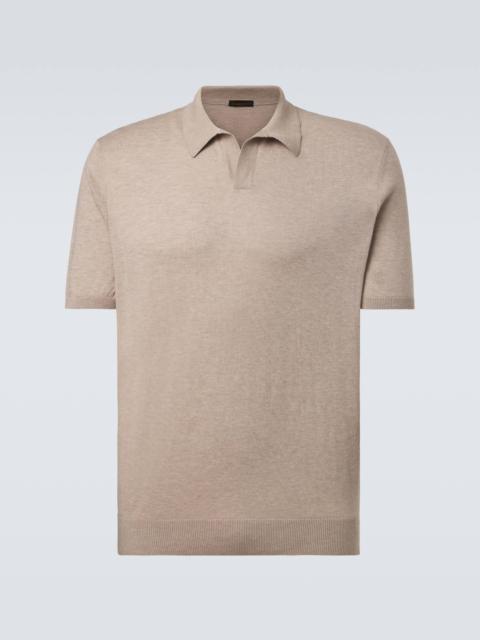 Cotton polo shirt