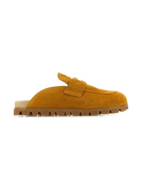 Mustard Suede Slippers