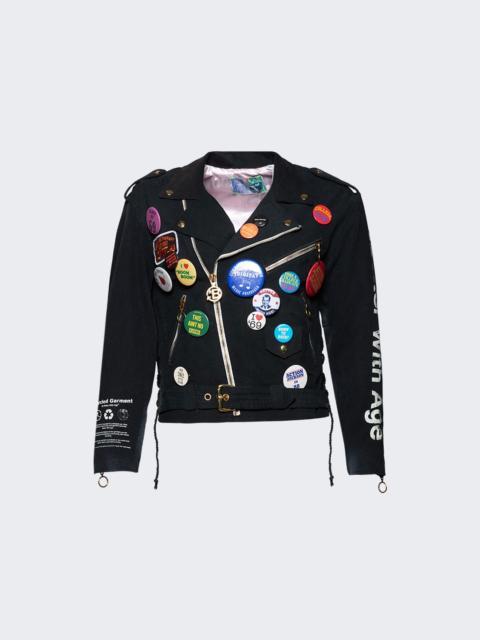 Tuxedo Reconstructed Workwear Motorcycle Jacket