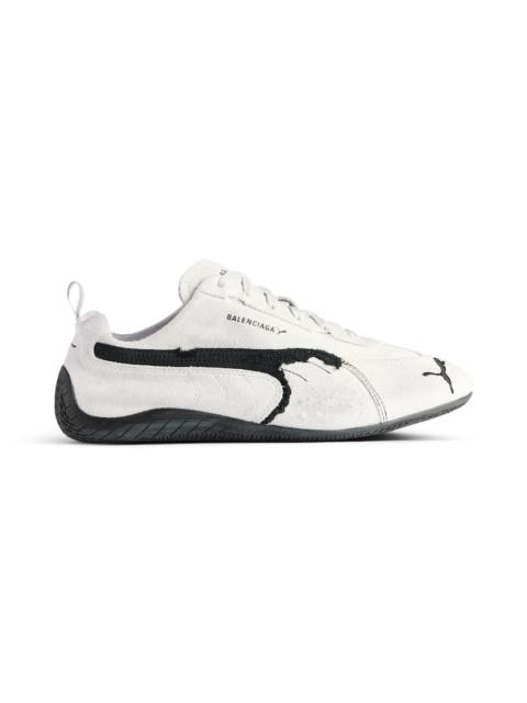 Speedcat Suede Balenciaga in White/black