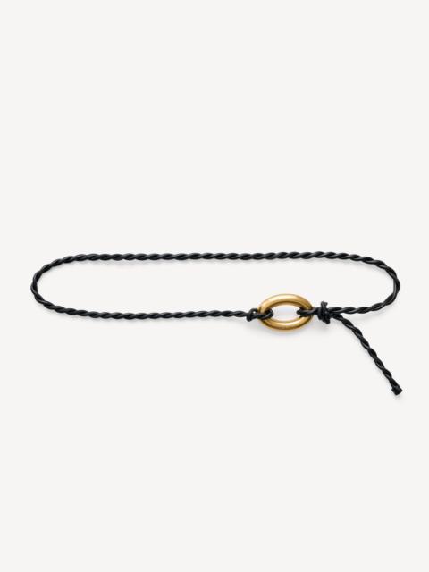 Ova Small leather belt