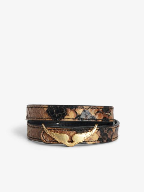 Rock Leather Bracelet