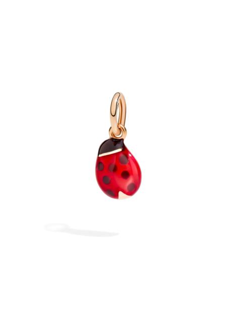 ROSE GOLD & ENAMEL LADYBUG CHARM