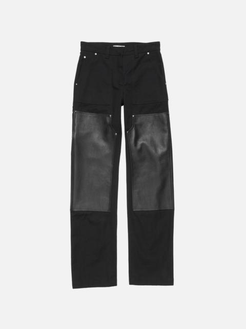 Denim trousers - regular fit - Black