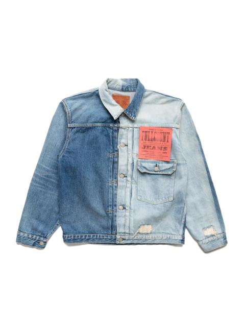 2502-2107 Half Half (Works Of Art Series) Type 1 Denim Jacket