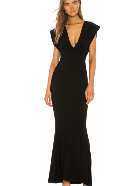 X REVOLVE V Neck Rectangle Gown