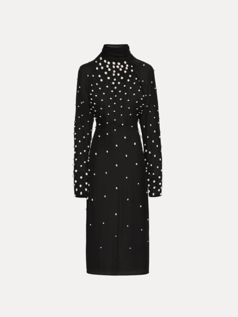 PEARL CLUSTER GEORGETTE DRESS