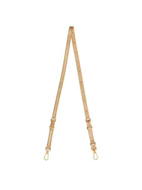 Shoulder strap Gold - Leather