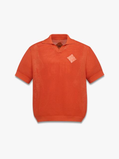 Visetos Patch Mesh Knit Polo