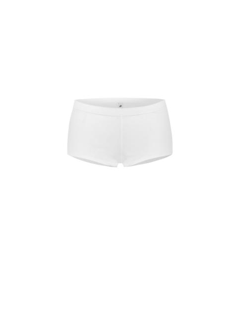The Boyshort: Cotton Jersey White
