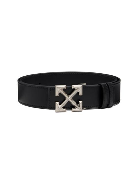 Black Arrow Quote Leather Belt