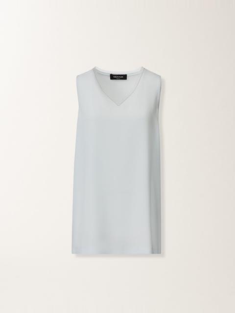 Crepe de chine tank top