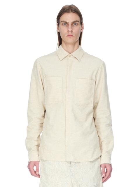 Cotton and Linen-Blend Corduroy Shirt