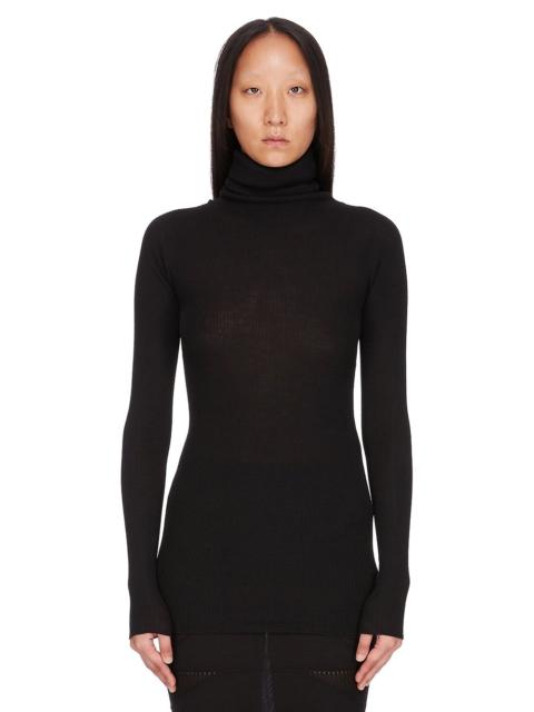 ribbed turtleneck top