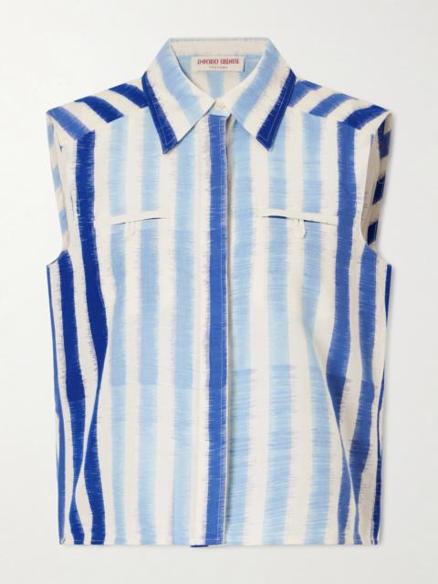 Ylena Striped Cotton Shirt