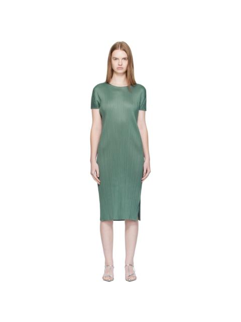 Green Monthly Colors June Midi Dress