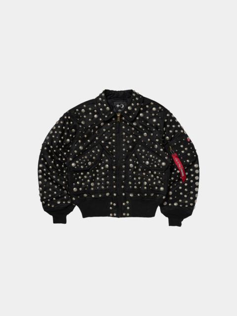 THUG CLUB X ALPHA CWU 45/P ALL OVER RIVET JACKET