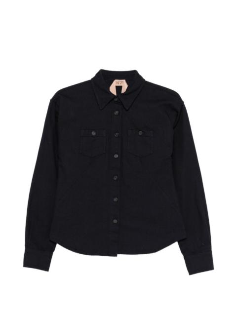 buttoned pocket shirt