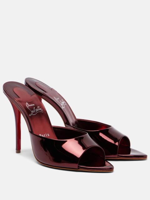 Miss Z 100 metallic leather sandals