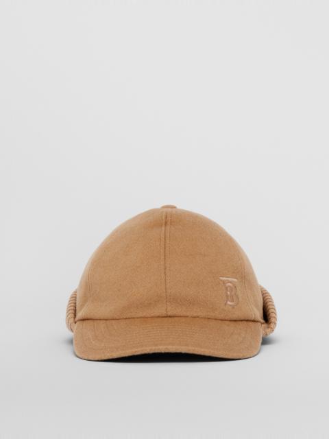 Monogram Motif Reconstructed Cashmere Baseball Cap