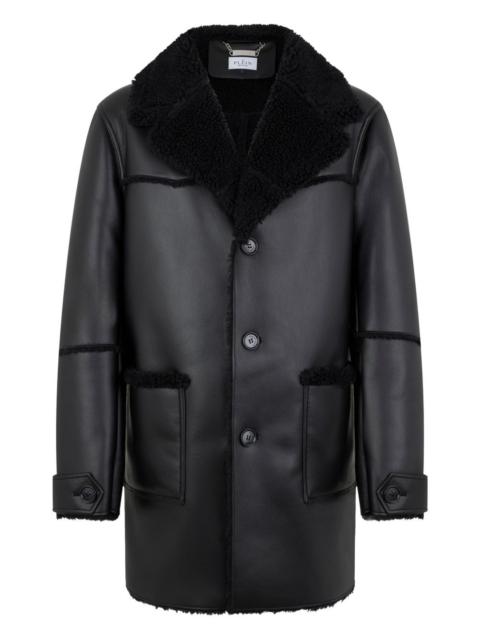 faux-shearling collar jacket