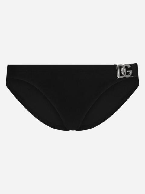 Swim briefs with DG hardware