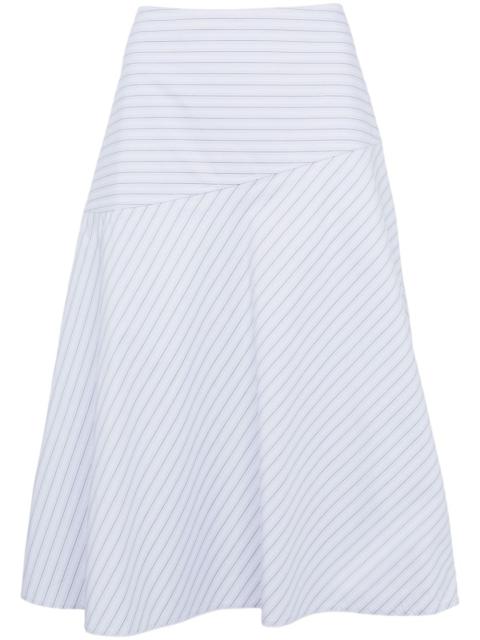 cotton A-line skirt