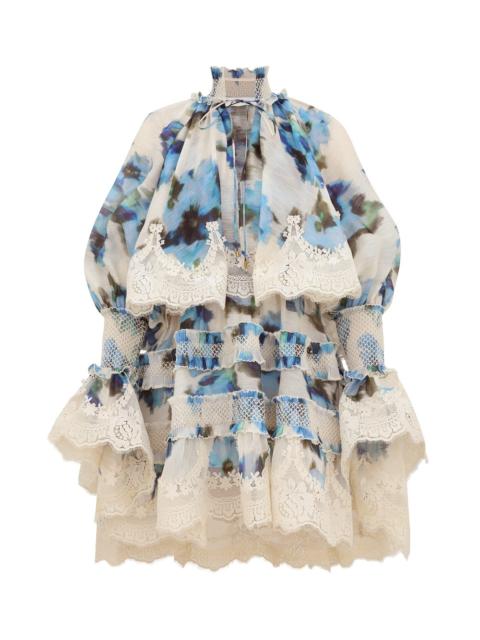 ALCHEMY SHIRRED MINI DRESS